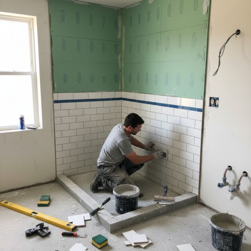 Subway Tile Installation